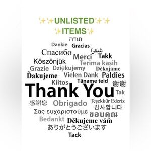 ✨✨✨ UNLISTED ITEMS FOR LIVE 06/21/25 ✨✨✨